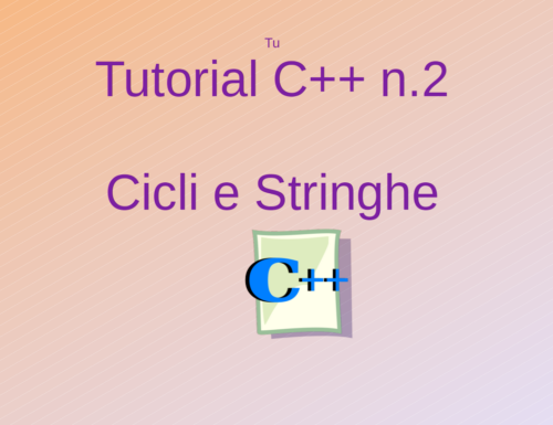 Tutorial C++ n.2