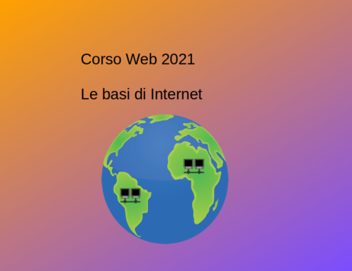 Corso Web   – Le basi di Internet