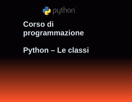Corso Python 3 – La programmazione ad oggetti