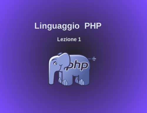 Corso Web – Parte III – Lezione n.1 – Linguaggio PHP