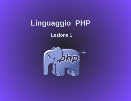 Corso Web 2022 – Parte III – Lezione n.1 – Linguaggio PHP