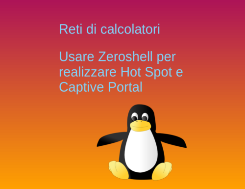 Configurare Linux come Hot Spot Wireless con ZeroShell