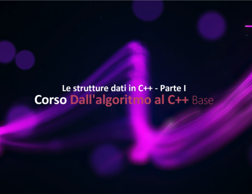 Le strutture dati semplici in C++