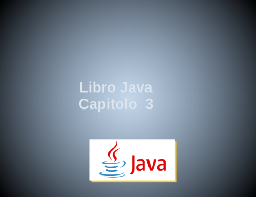Libro 1 – Java – Capitolo 3
