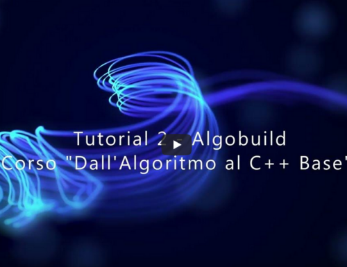 Tutorial Algobuild Avanzato