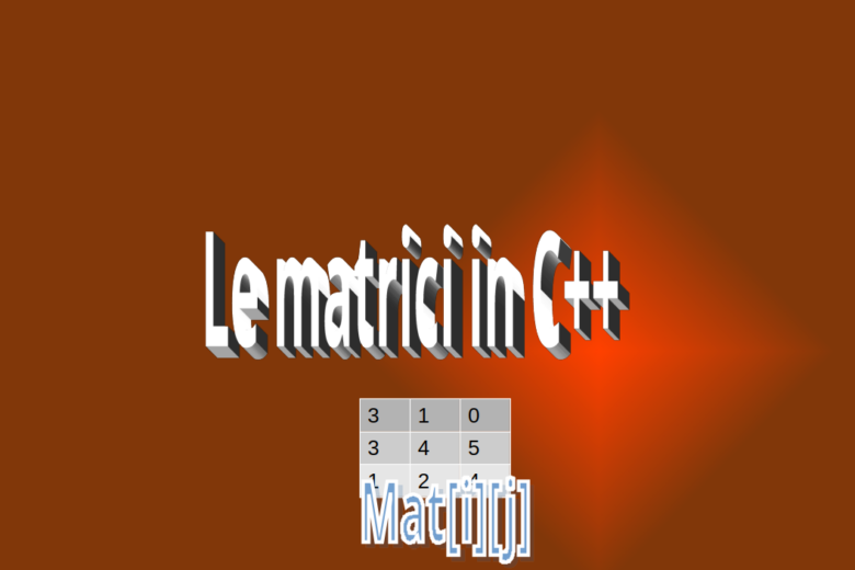 Le matrici fra teoria e pratica in C++ – n.1