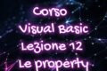 Corso di Programmazione in Visual Basic Le property